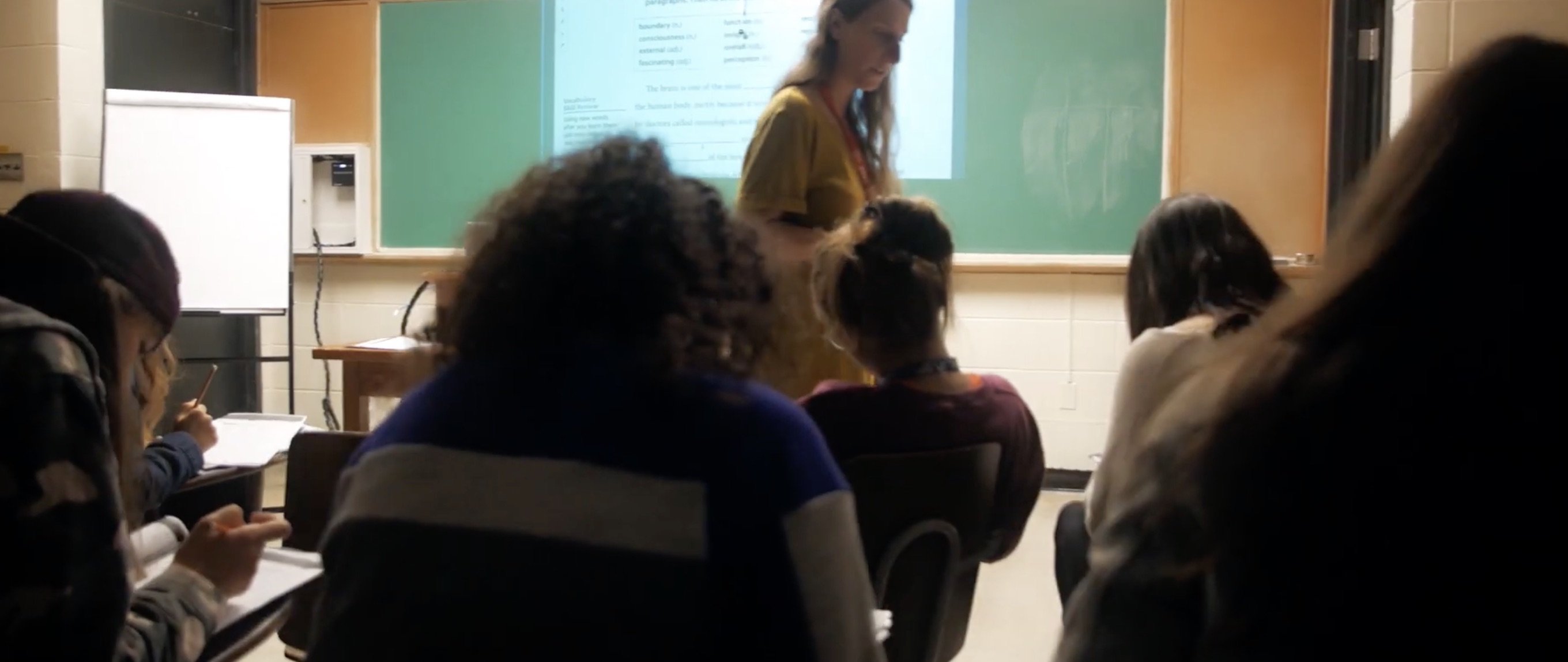 Estudiantes en taller de liderazgo global
