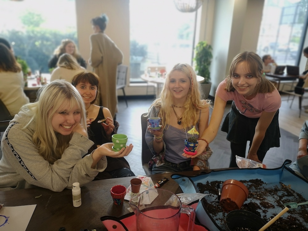 Actividad de macetas creativas