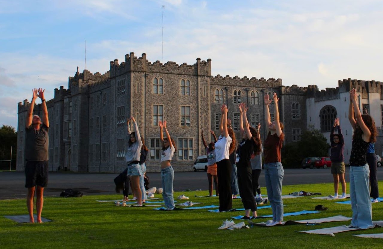 Kildare Campus - yoga-sunset