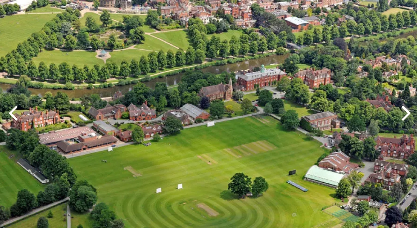 Campus de Shrewsbury Campus junto al río Severn