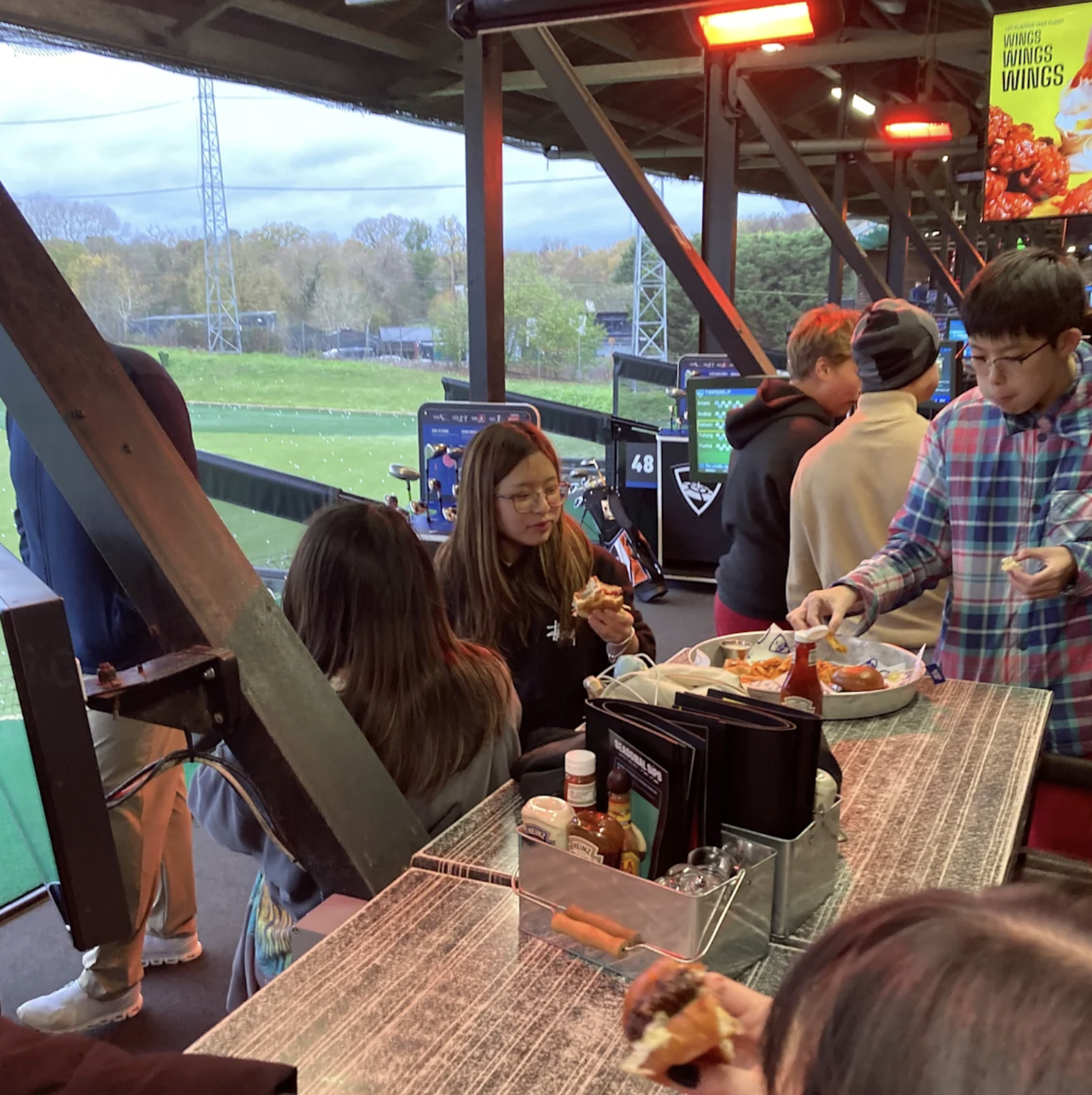 TopGolf — comida