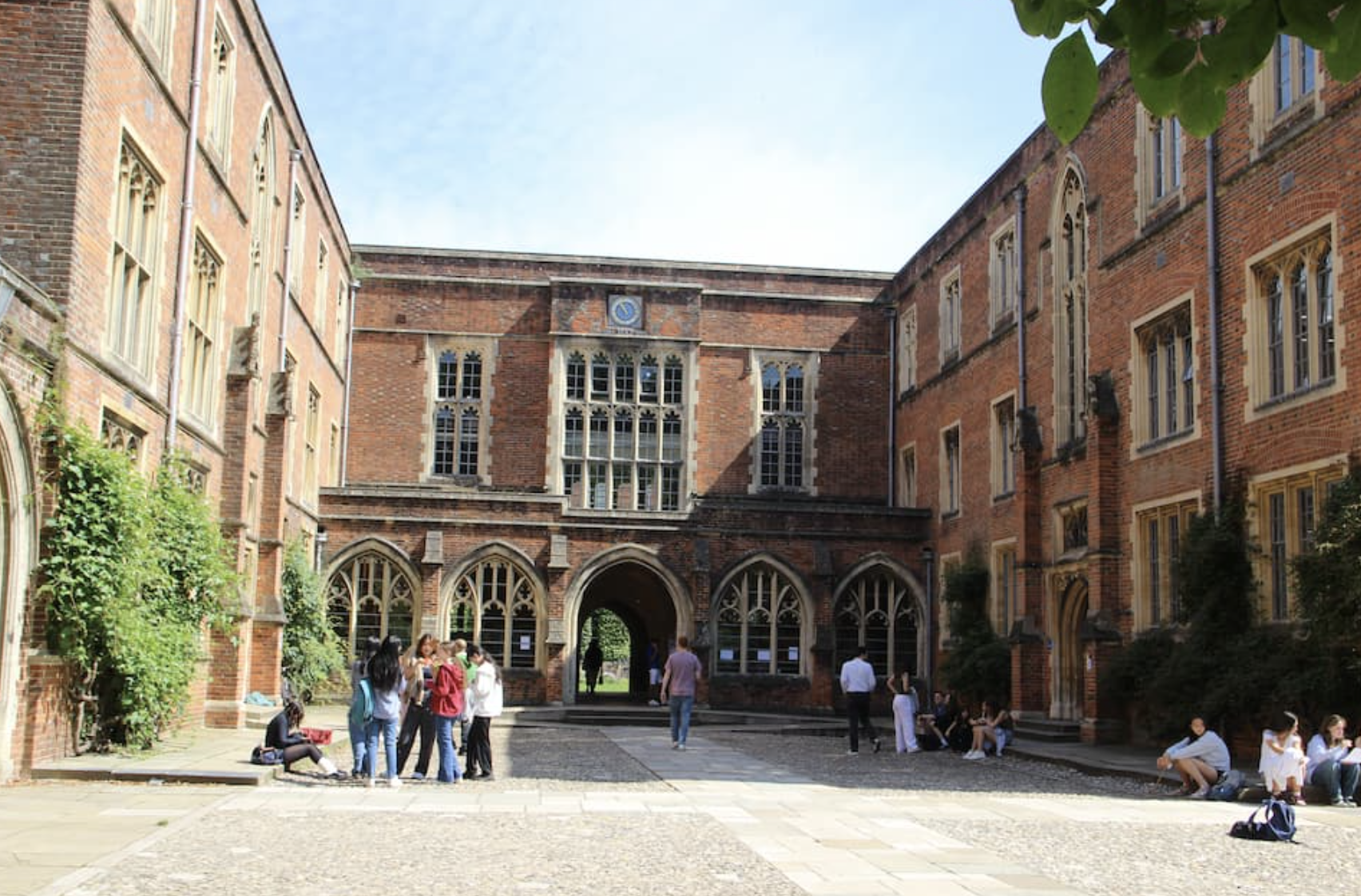 Patio histórico de Winchester College