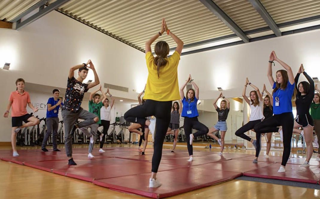 Clase de yoga